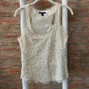 Women's Sparkly American Eagle Tank Top